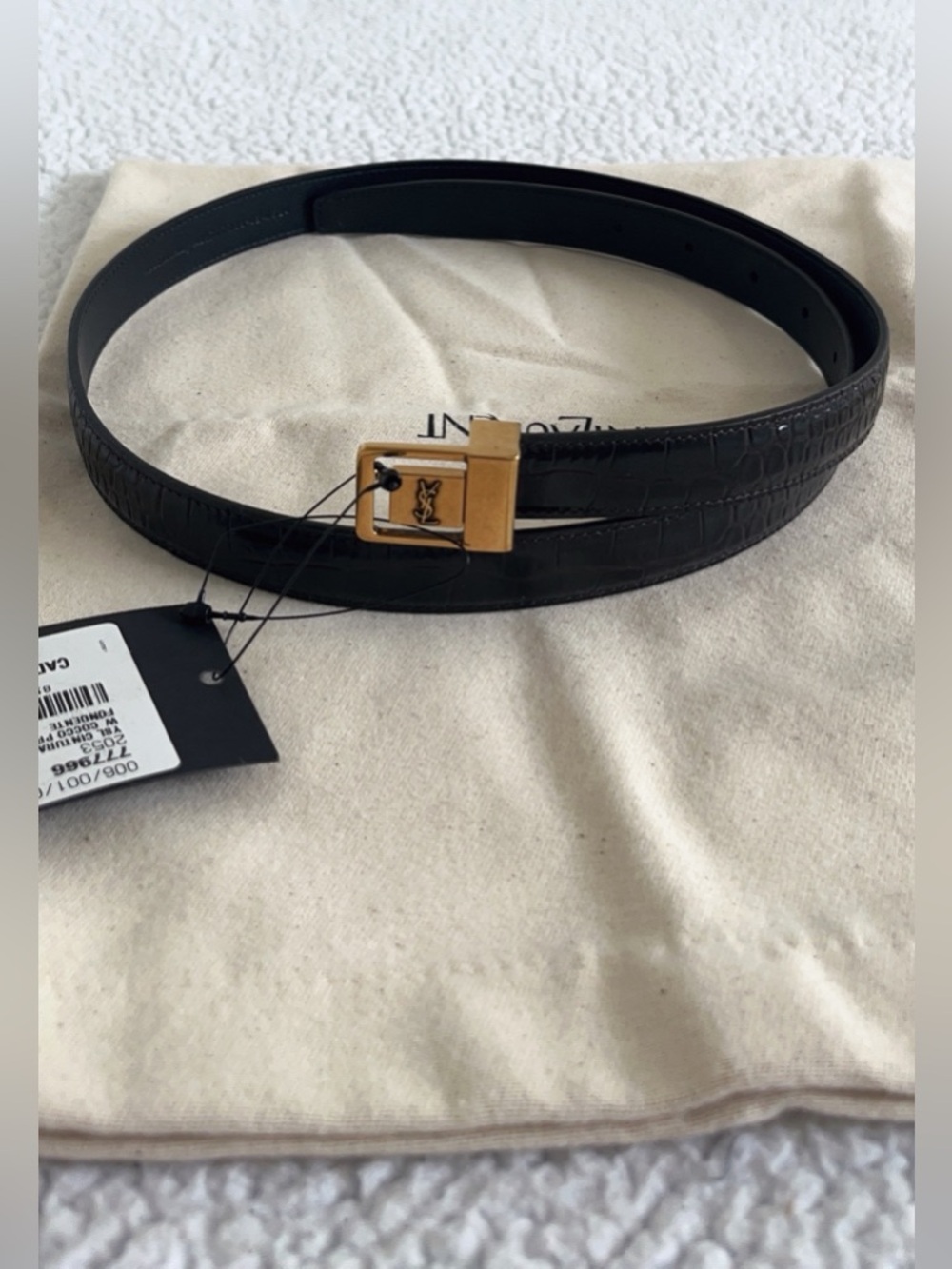 Saint Laurent La 66 Buckle Belt - Picture 2 of 14